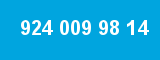 924 009 98 14 924 009 98 14
